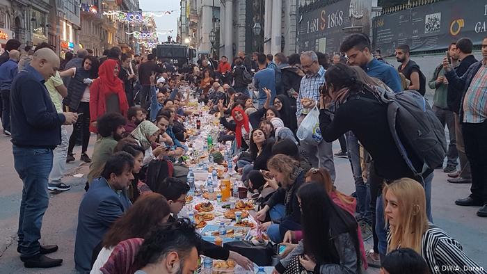 Durante el mes de Ramadán en Turquía. 