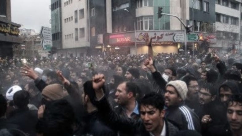 Protestas en Irán contra el régimen, Teherán