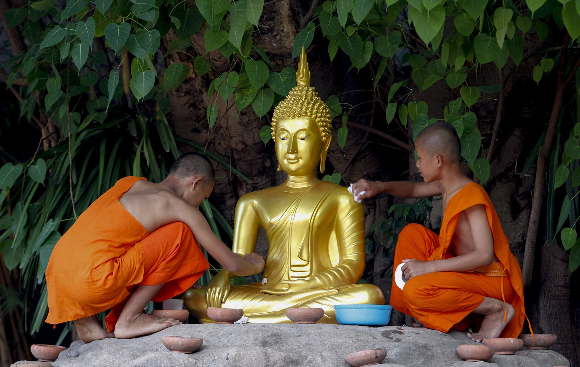 Budismo en China. Foto: EFE/Pongmanat Tasiri